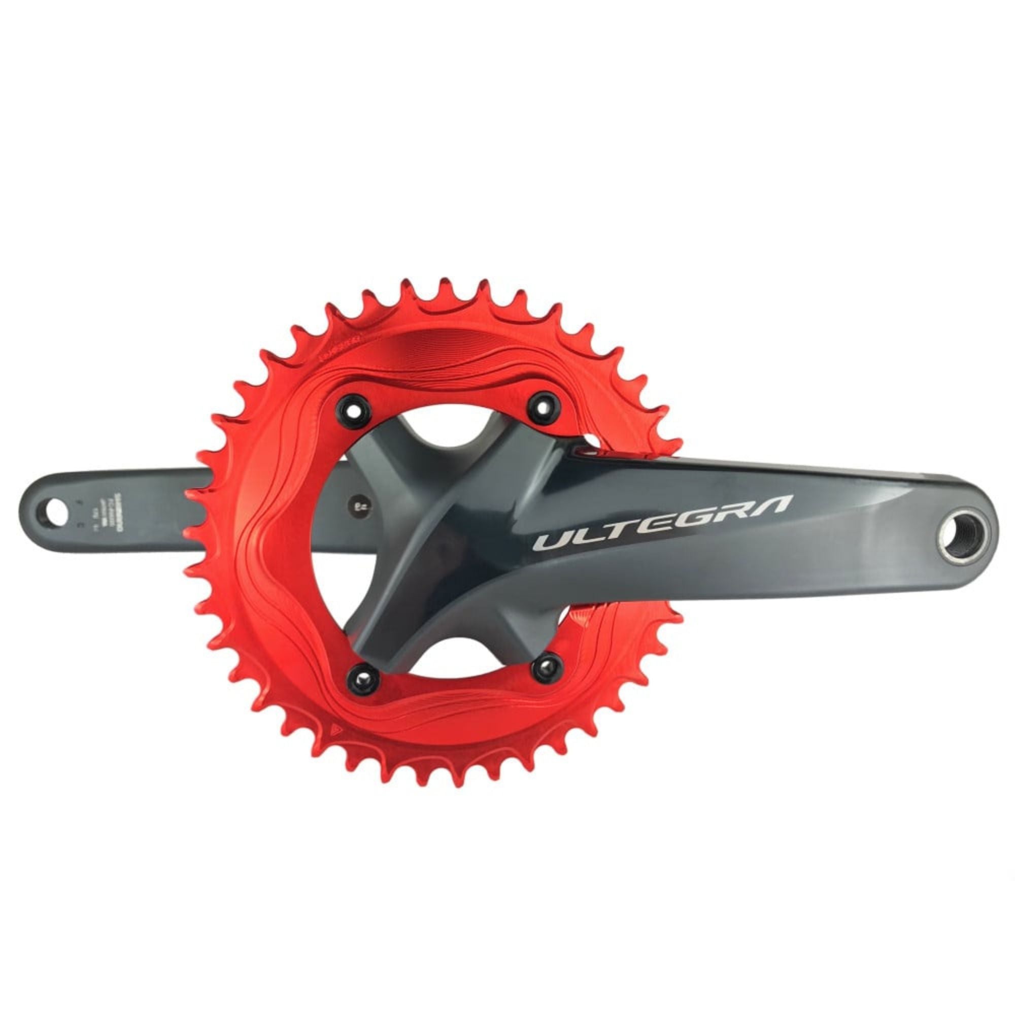 Alugear Rund 1-speed for 11sp 110 BCD 4b Shimano Asymmetric Road/Gravel