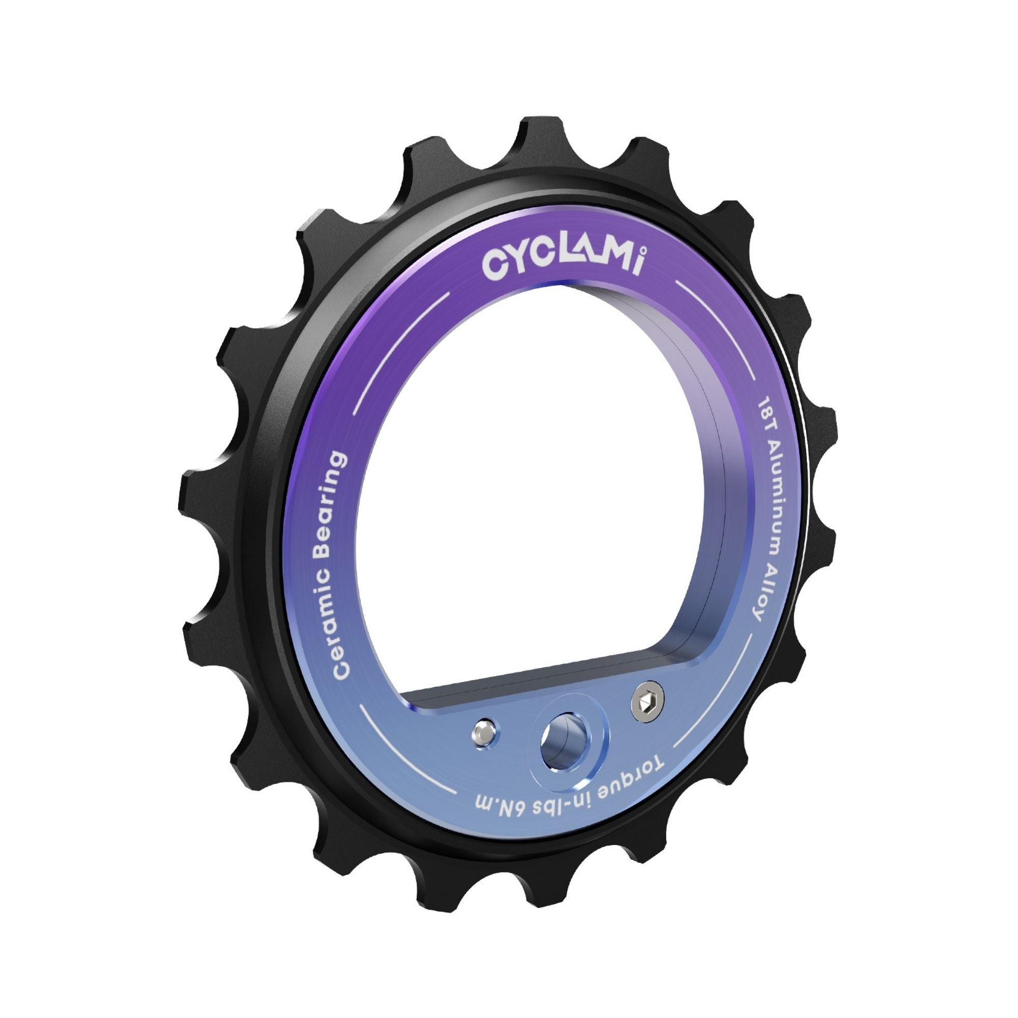 CYCLAMI Universal 18T Oversized Pulleyhjul – Med Keramiske Lejer