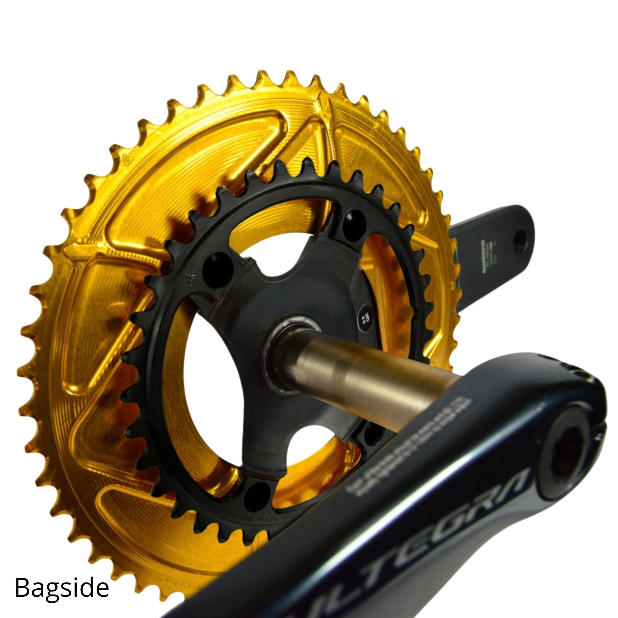 Chainring Set 2x11speed Round for 110 BCD 4b Shimano Asymmetric