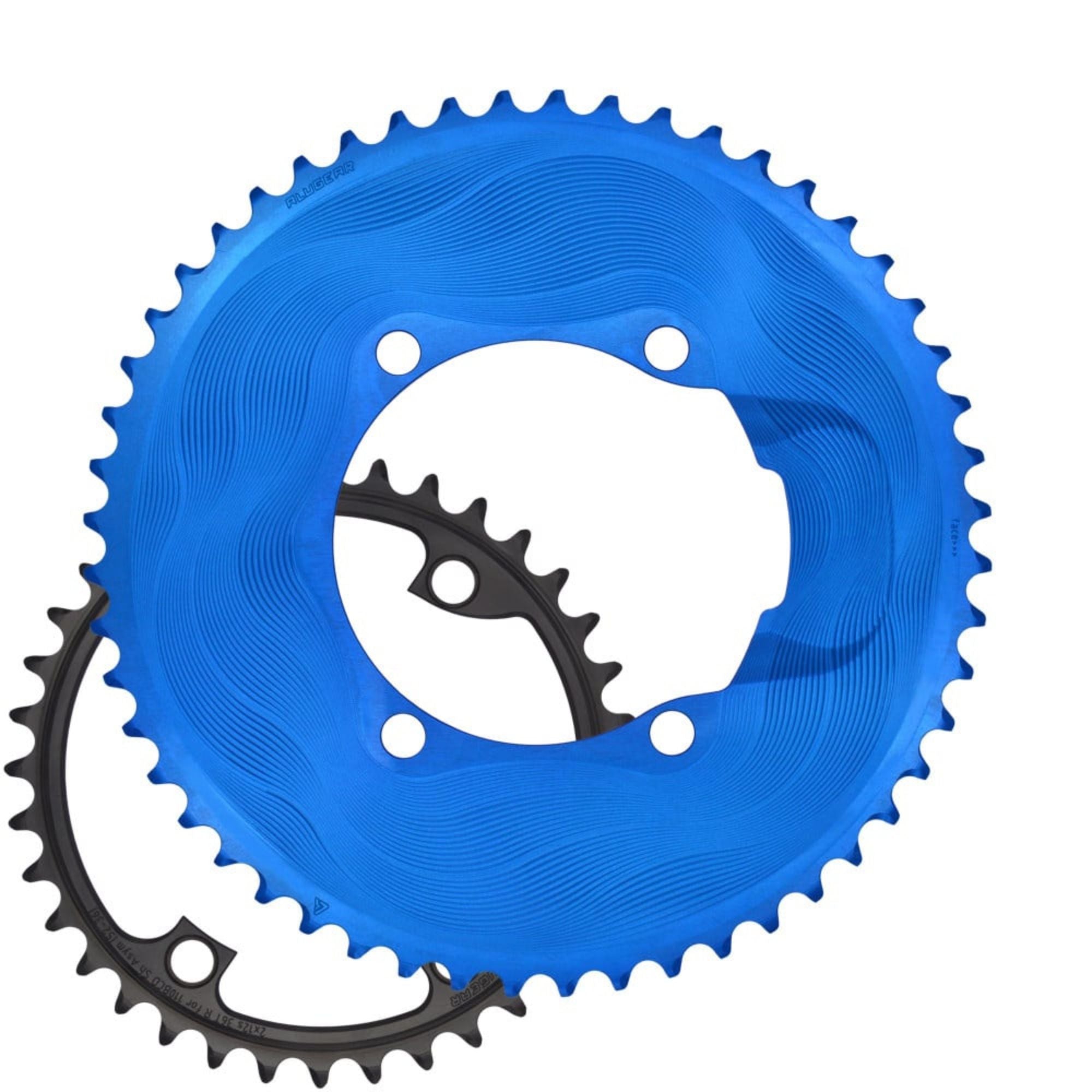 Alugear klingesæt 2x12speed Rund Shimano