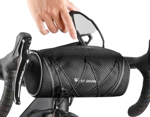 2 liter stor styrtaske - Vandtæt - Reflekterende