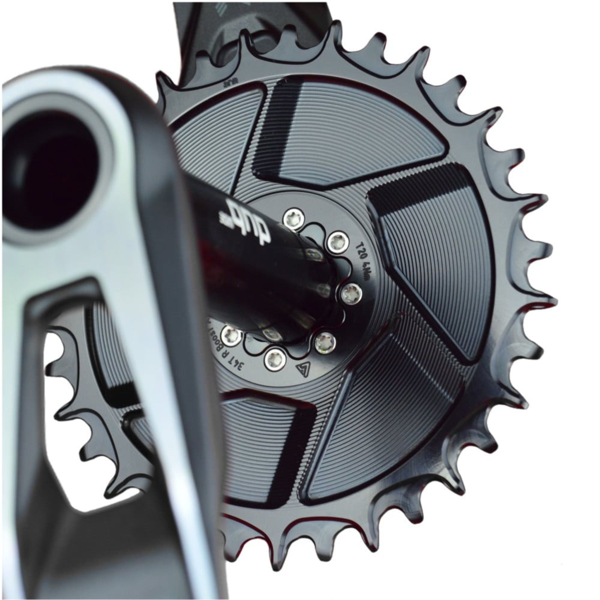 Skruesæt 'TI' M4x8 mm til 8-bolts Direct Mount klinger