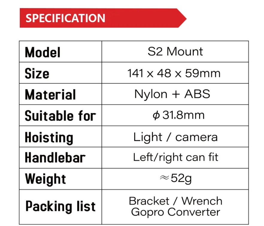 Outfront för Garmin och GoPro samt vår kraftfulla cykellampa