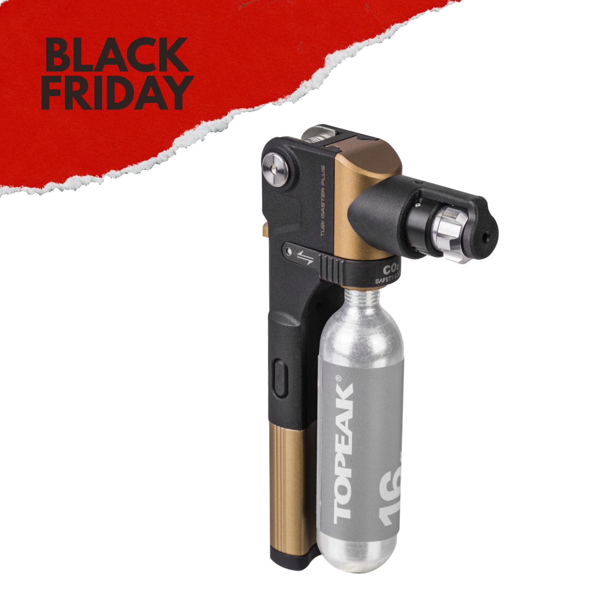 BLACK FRIDAY Spar 60% - Kompakt Tubeless Reparationssæt med CO2 og Plugs