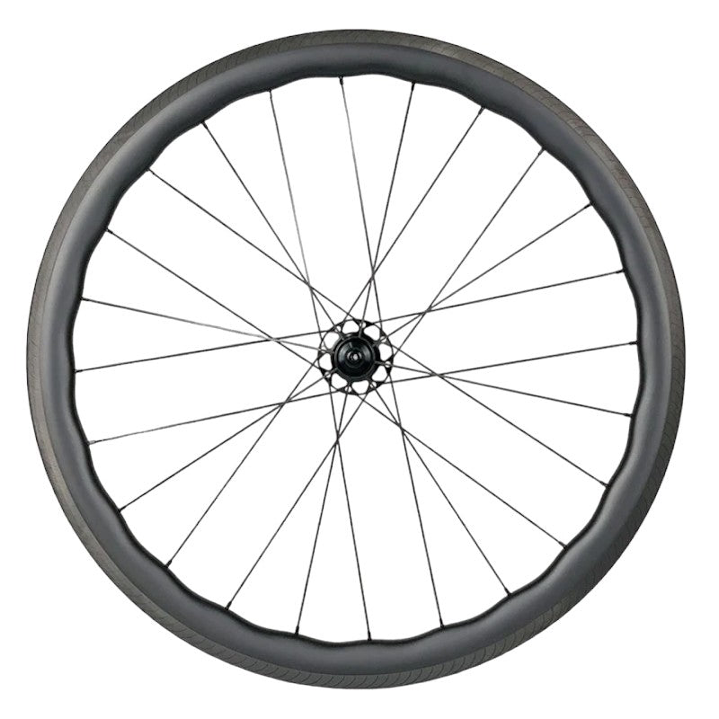 DKBIKE Wave - Carbon fälg broms hjulsats