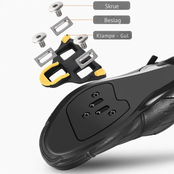 Letvægtspedaler til Shimano SPD-SL med klamper