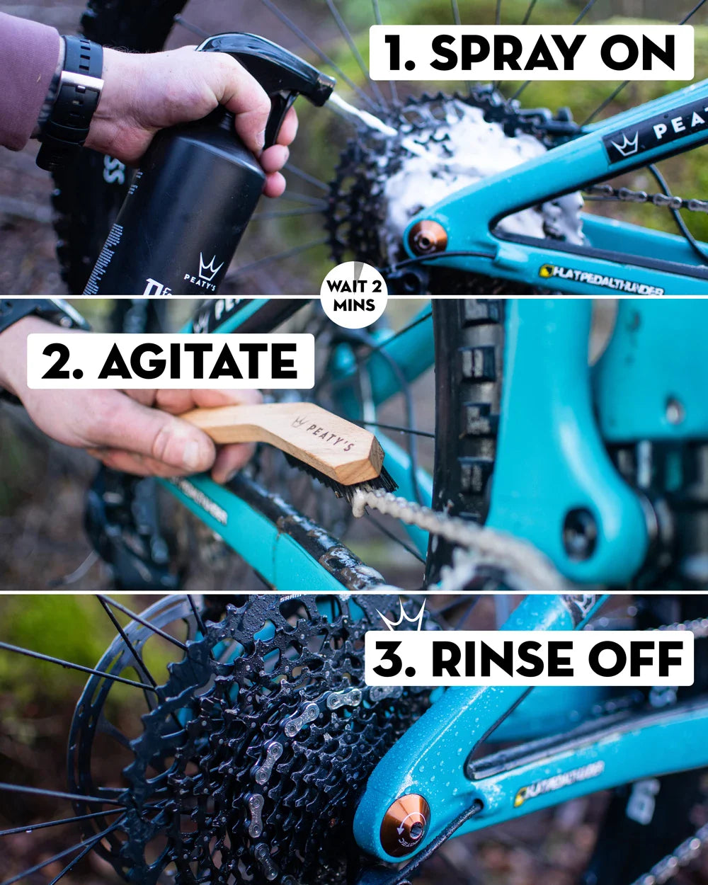 Peaty's Foaming Drivetrain Degreaser