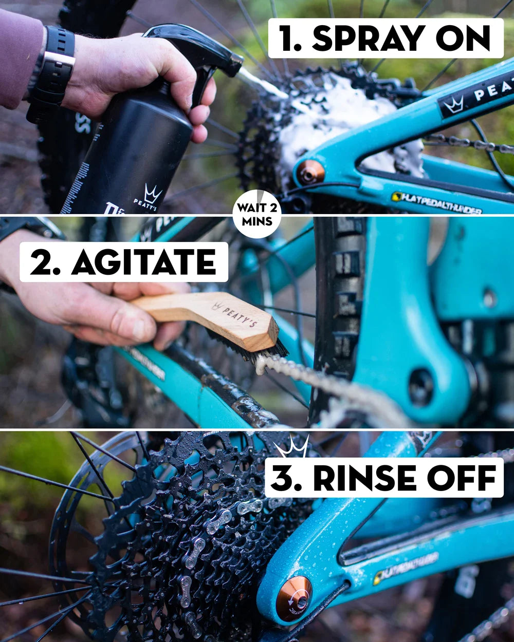 Peatys Foaming Drivetrain Degreaser