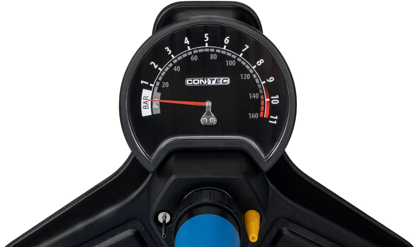 CONTEC gulvpumpe "Air Support Boost" - Genial tubeless pumpe - Med luftkammer