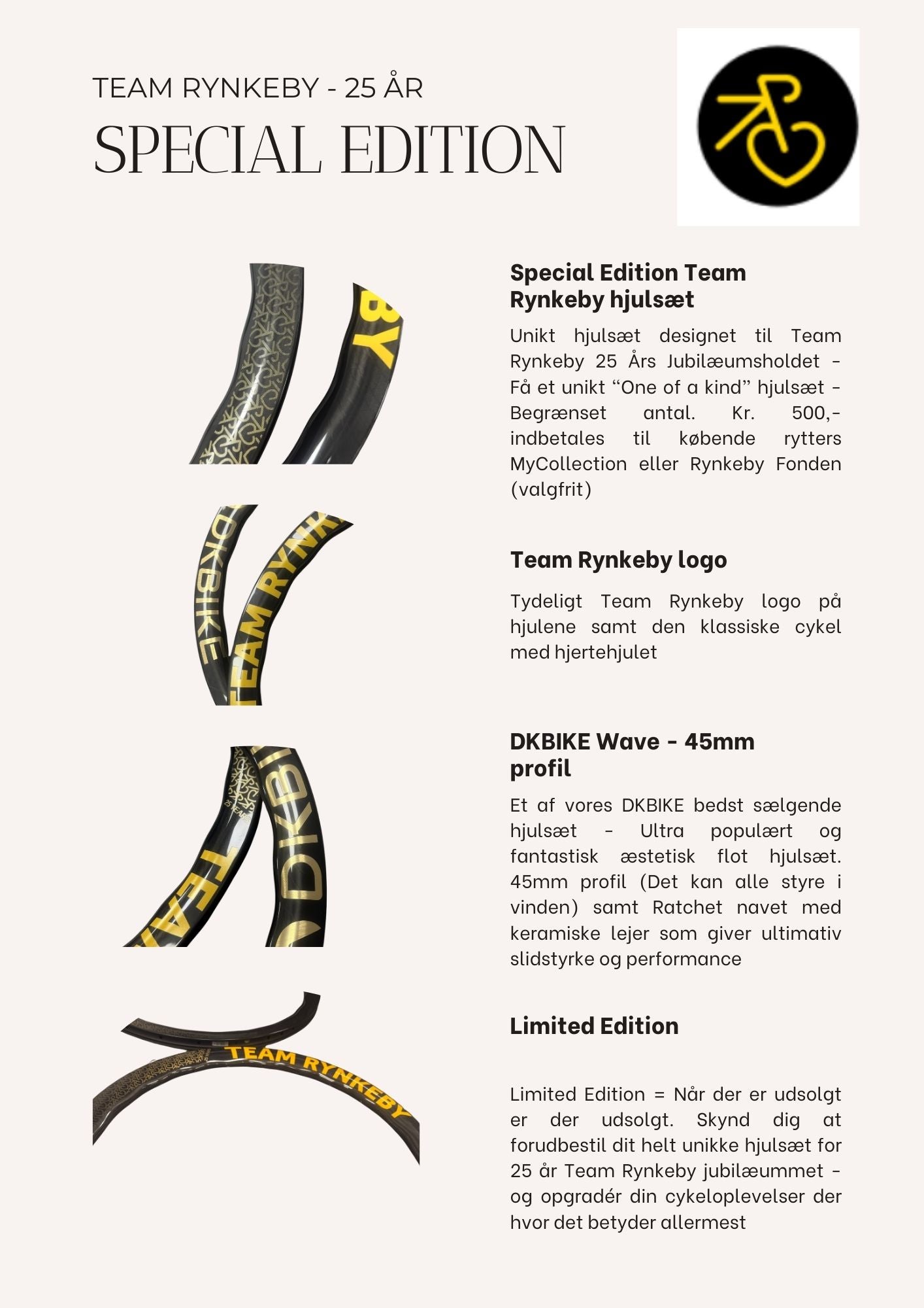 DKBIKE Wave – Special Edition Team Rynkeby 25 år