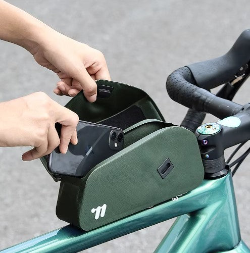 BLACK FRIDAY SPAR 50% - Taske til cykel - Bolt-on samt stropper - Genial magnet luk