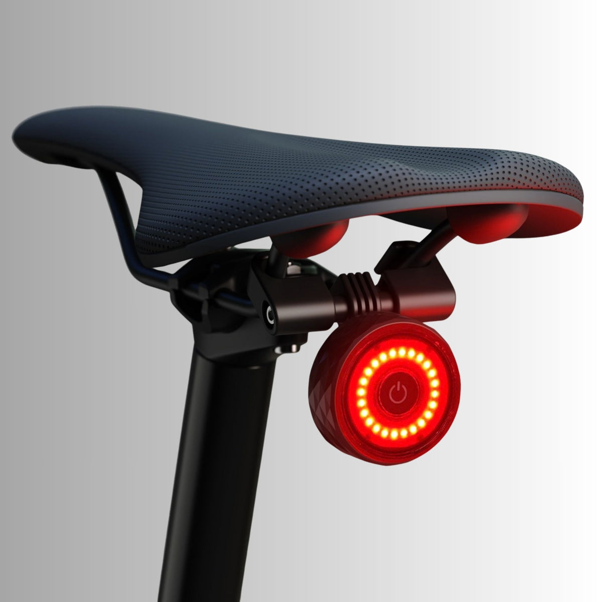 TILBUD pakke: Kraftig Forlygte inkl. Valgfri Outfront Mount & Smart Apple Find My Baglygte