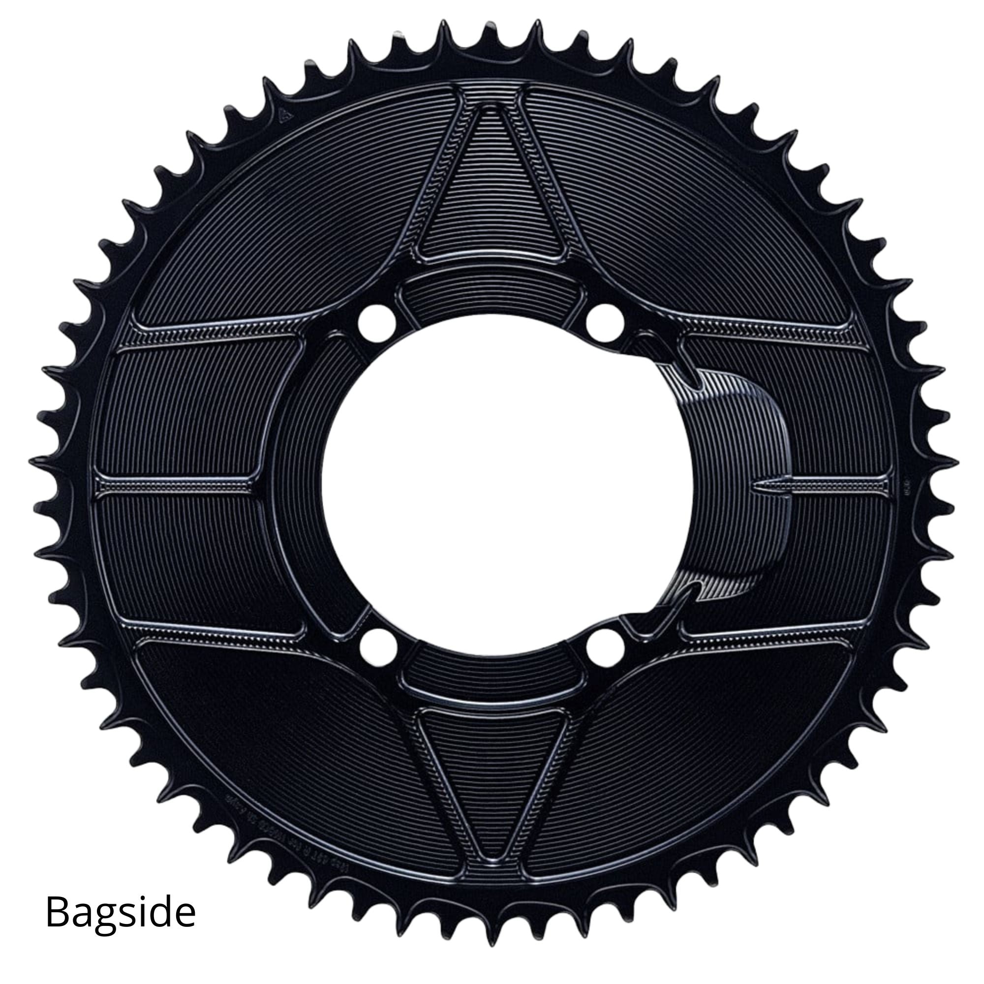 Alugear "Rund" - 1-speed til 12sp 110 BCD 4b Shimano Asymmetric Road/Gravel