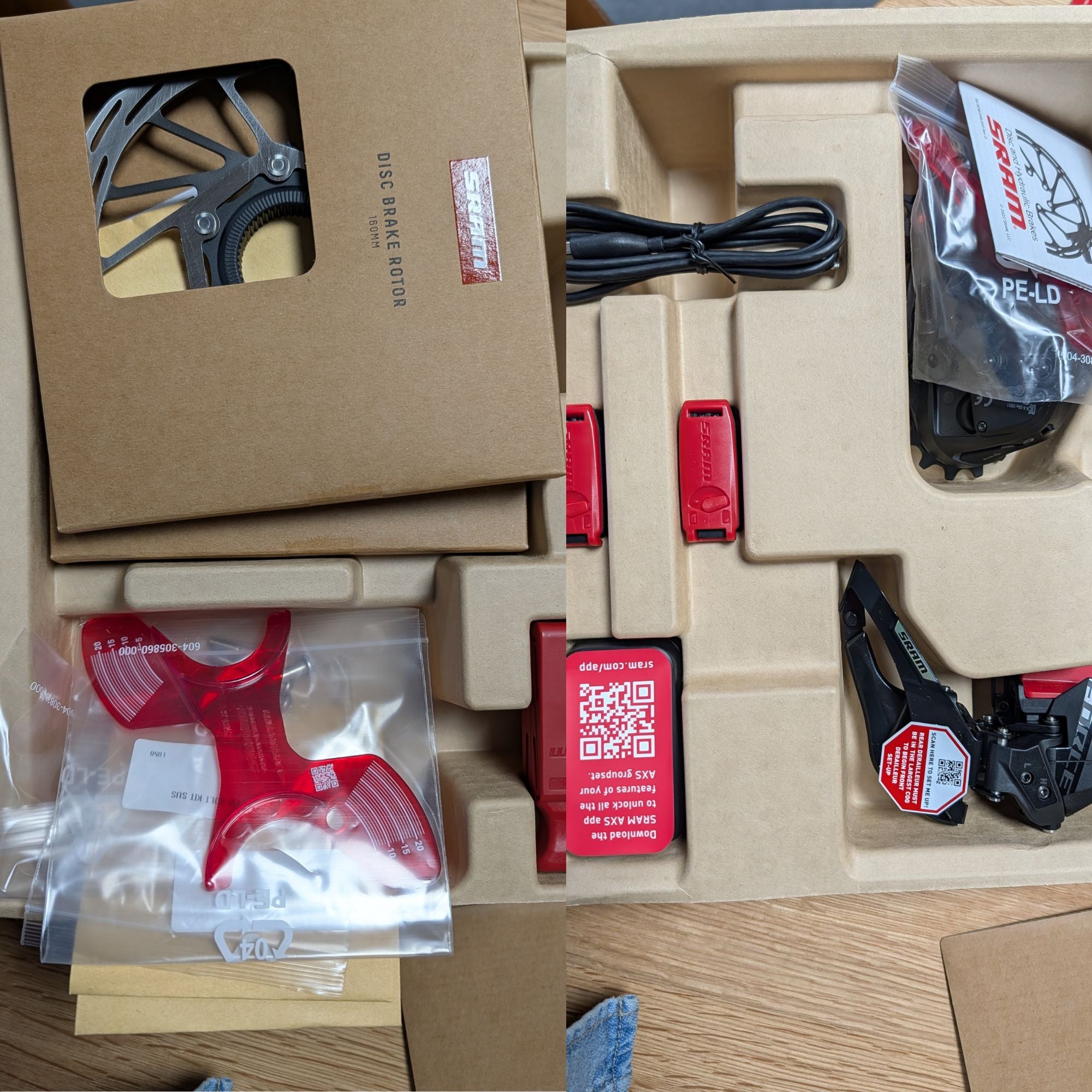 SRAM Geargruppesæt Force AXS E1 (12-speed, disc) Gruppekit