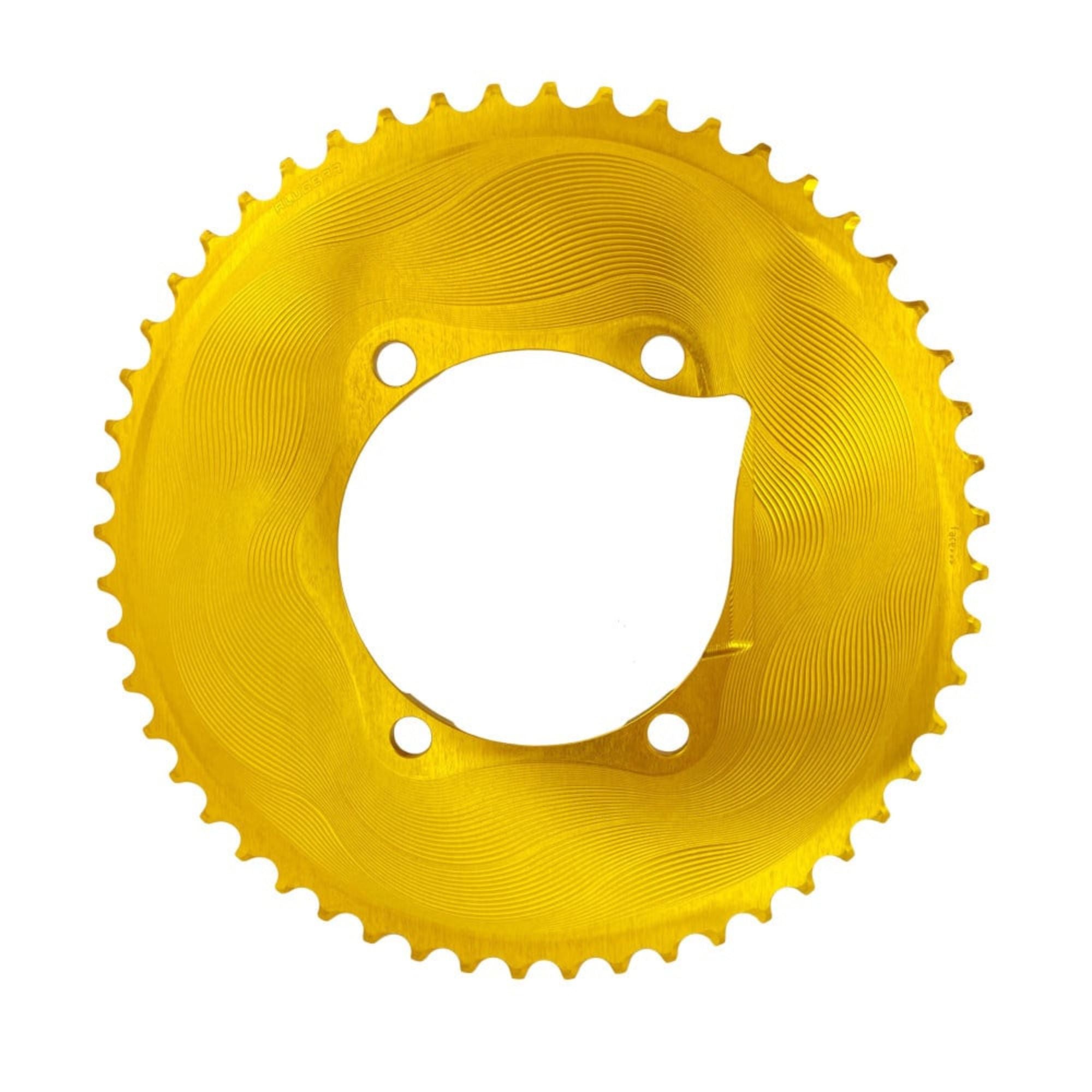 Alugear klingesæt 2x11speed Round for 110 BCD 4b Shimano Asymmetric