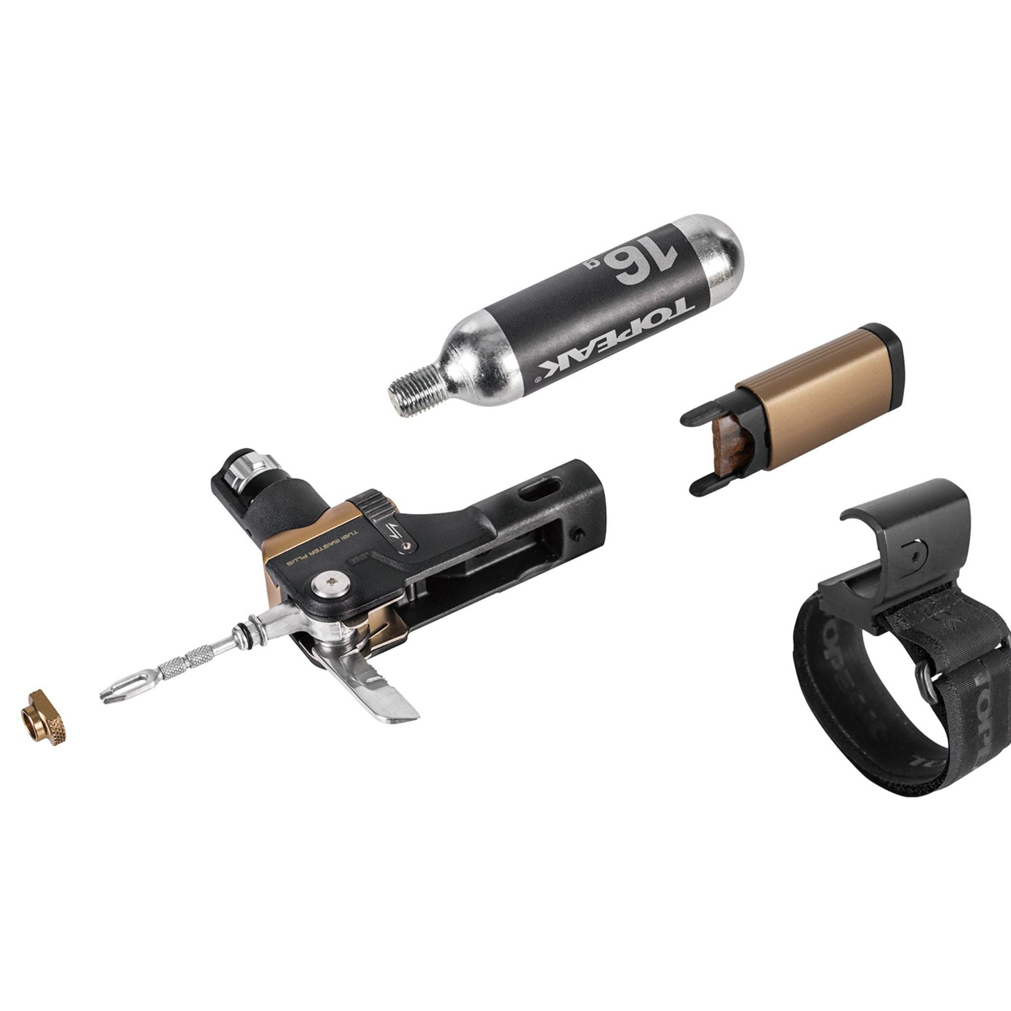 BLACK FRIDAY Spar 60% - Kompakt Tubeless Reparationssæt med CO2 og Plugs