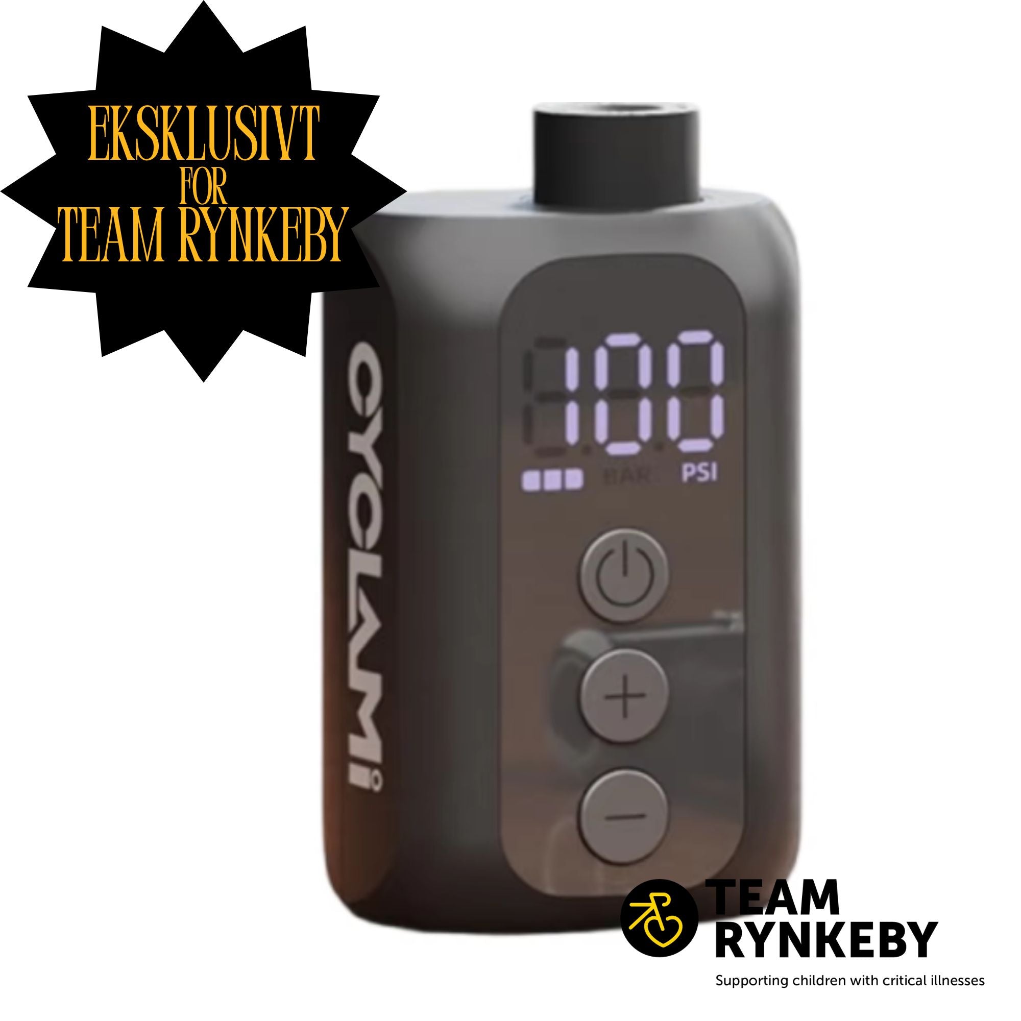 Elektrisk pumpe - Kun 98 gram - En af de mindste på markedet - Speciel Team Rynkeby pris