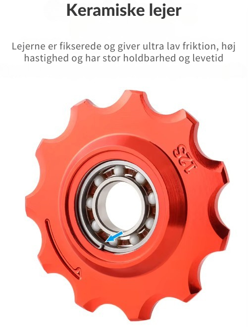 Pulleyhjul - Keramiske lejer - Til Shimano - 2 stk.