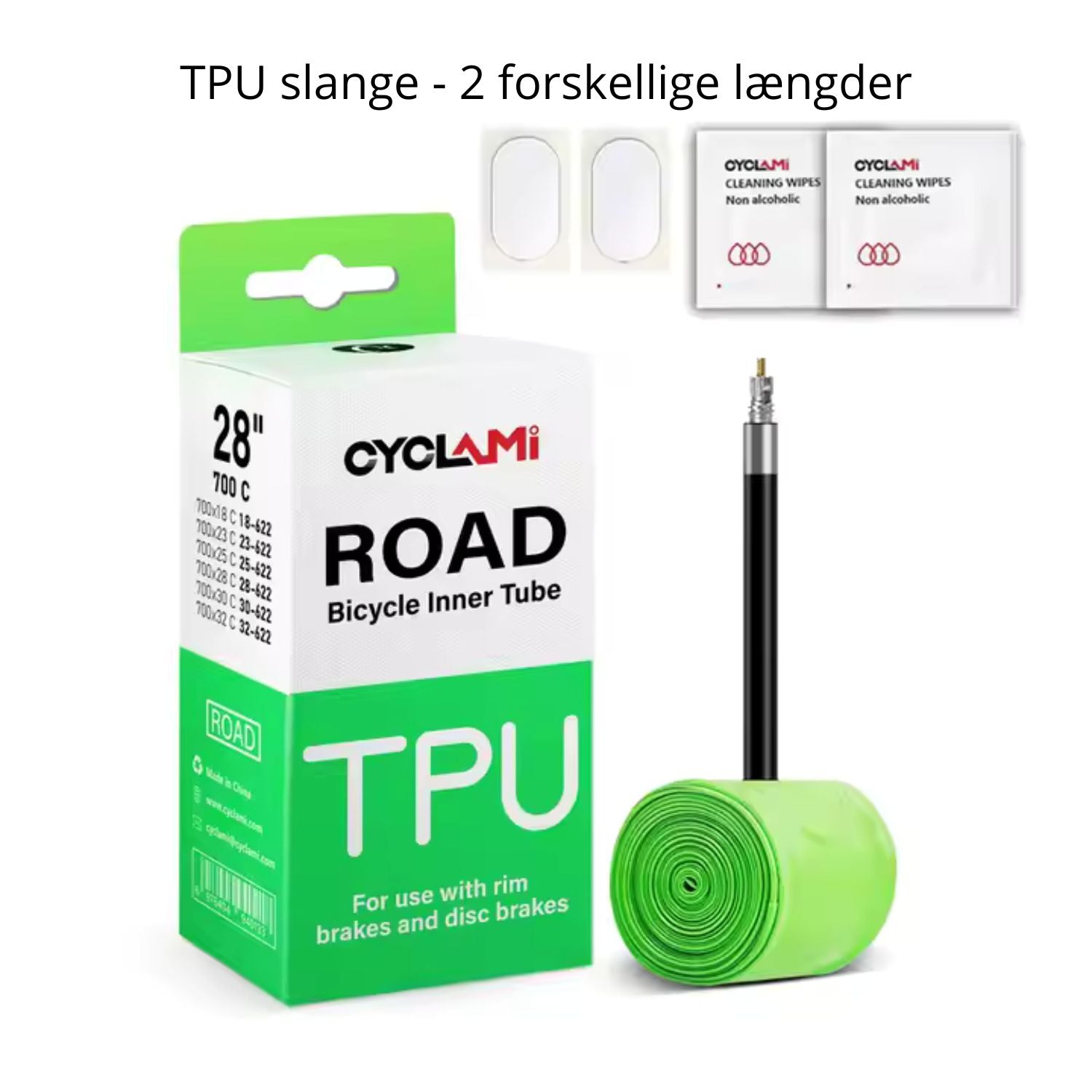 TPU slanger - Letvægts slanger - Spar markant vægt på dit hjulsæt