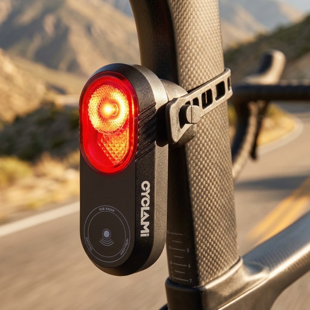 Smart Radar Baglygte til cykel – Maksimal sikkerhed på landevejen
